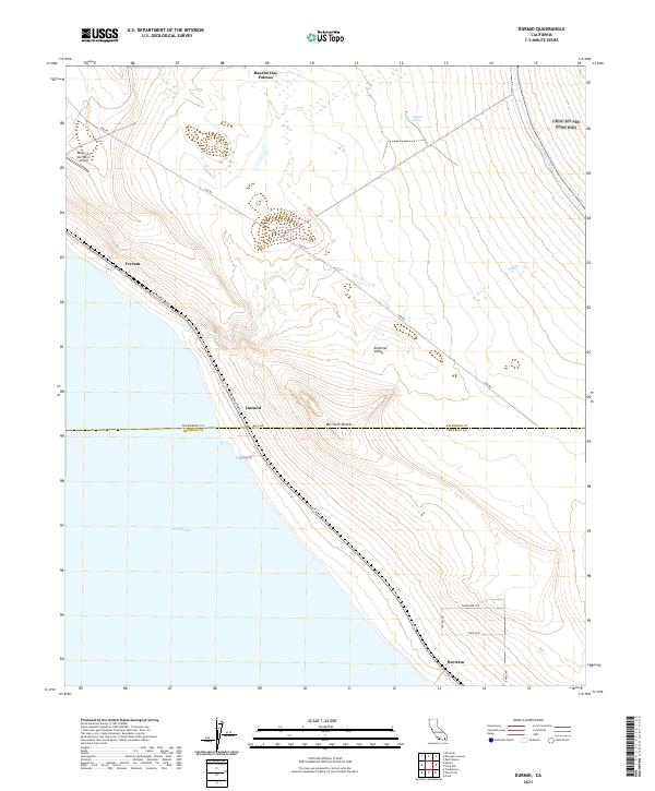Durmid, CA — USGS 7.5-minute topo (2021)