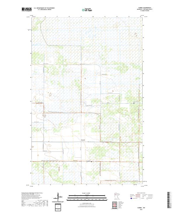 Carmel, MN — USGS 7.5-minute topo (2022)