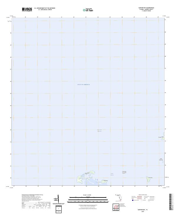 Sawyer Key, FL — USGS 7.5-minute topo (2025)