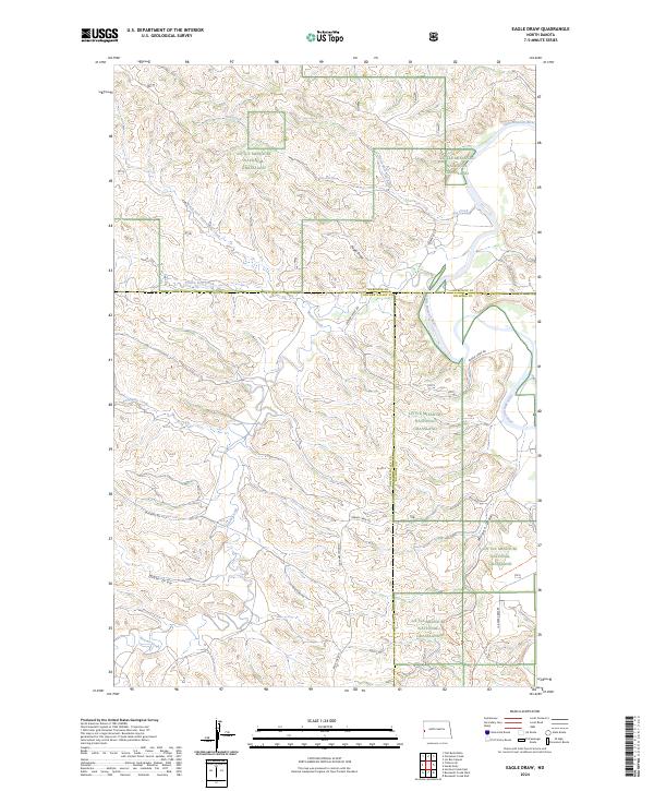 Eagle Draw, ND — USGS 7.5-minute topo (2024)