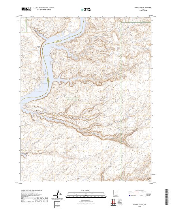 Knowles Canyon, UT — USGS 7.5-minute topo (2023)
