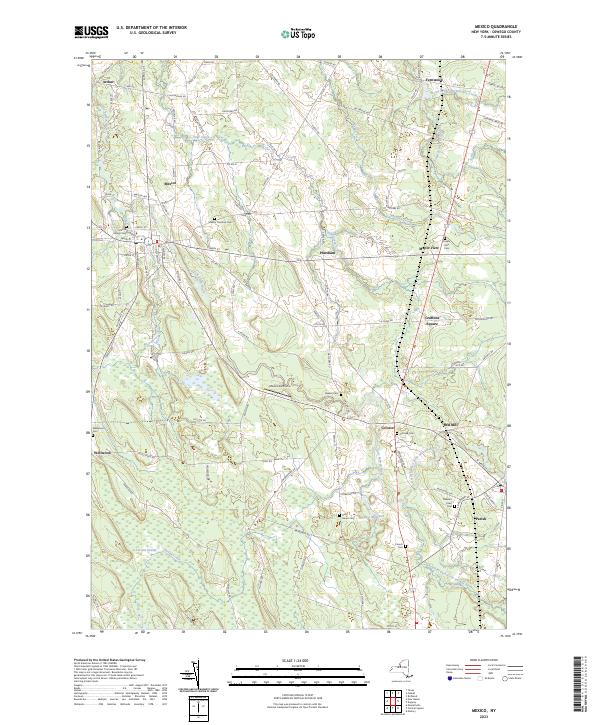 Mexico, NY — USGS 7.5-minute topo (2023)