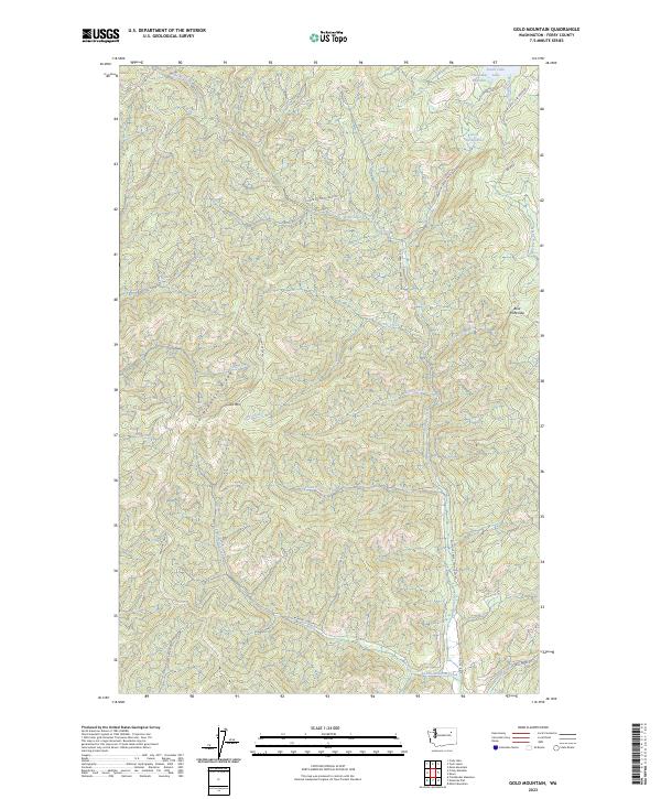 Gold Mountain, WA — USGS 7.5-minute topo (2023)