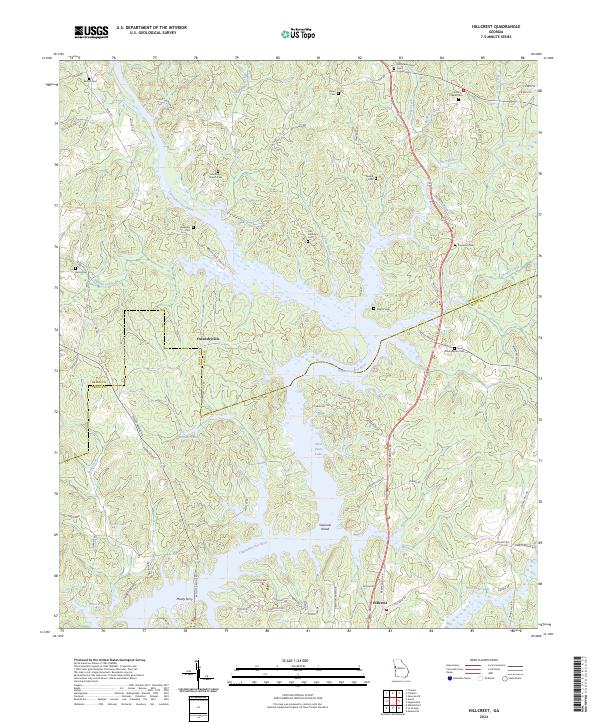 Hillcrest, GA — USGS 7.5-minute topo (2024)