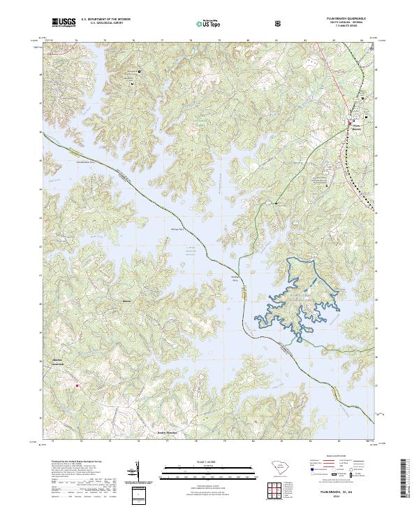 Plum Branch, SC-GA — USGS 7.5-minute topo (2024)