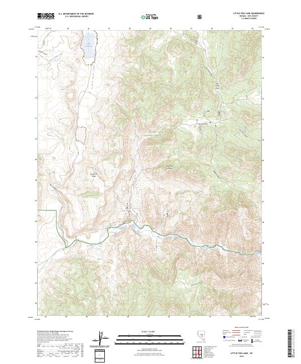 Little Fish Lake, NV — USGS 7.5-minute topo (2023)