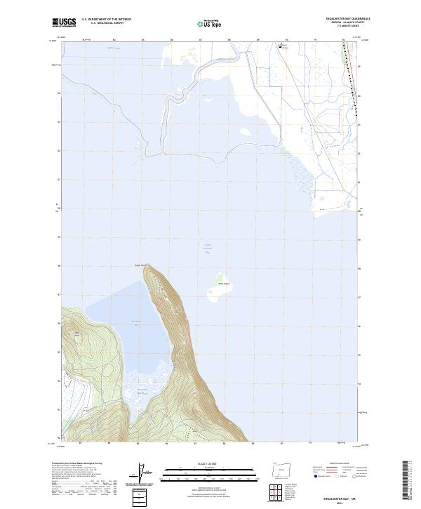 Shoalwater Bay, OR — USGS 7.5-minute topo (2024)