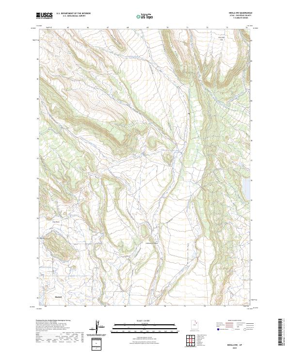 Neola NW, UT — USGS 7.5-minute topo (2023)