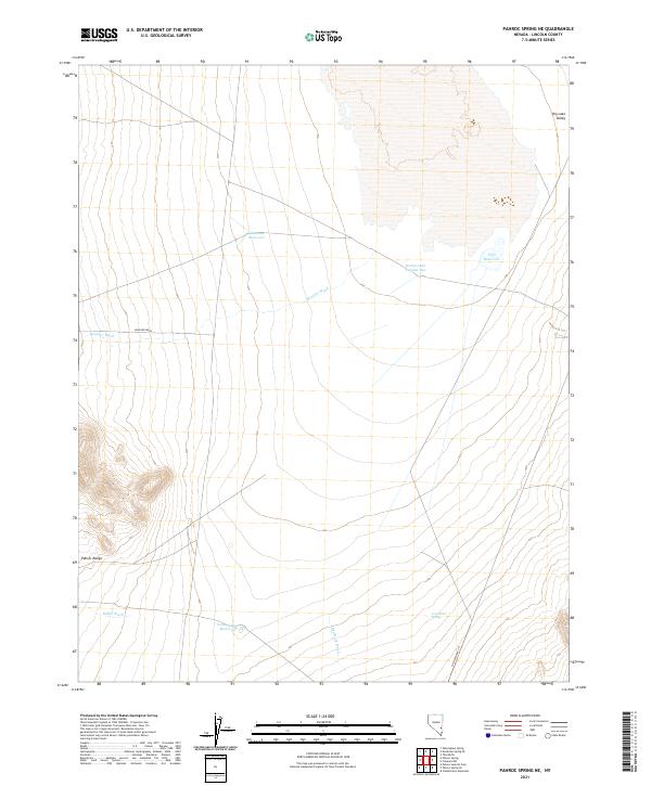 Pahroc Spring NE, NV — USGS 7.5-minute topo (2021)