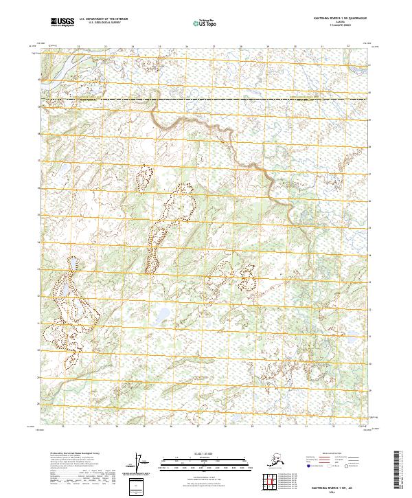 Kantishna River B-1 SW, AK — USGS 7.5-minute topo (2024)