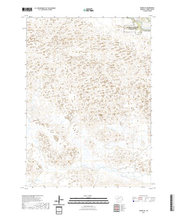 Sparks SE, NE — USGS 7.5-minute topo (2021)