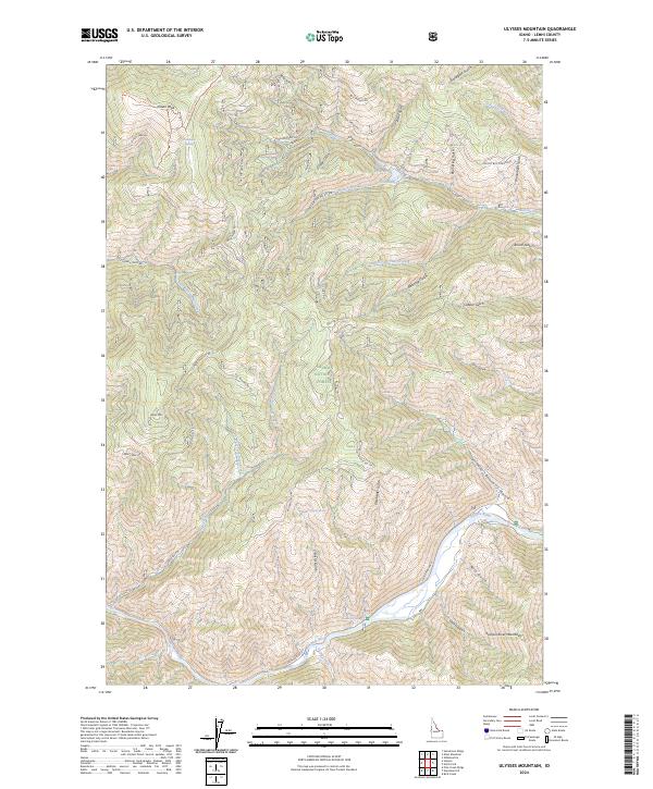 Ulysses Mountain, ID — USGS 7.5-minute topo (2024)