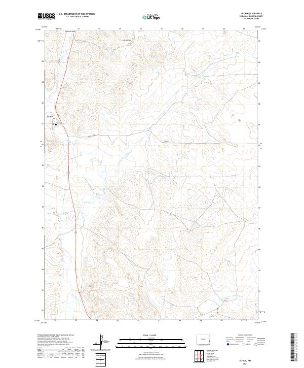 Jay Em, WY — USGS 7.5-minute topo (2021)