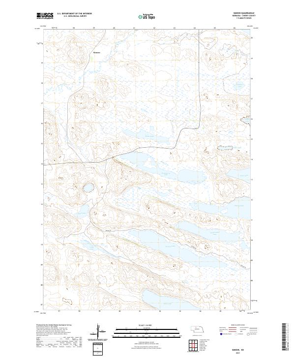 Simeon, NE — USGS 7.5-minute topo (2021)