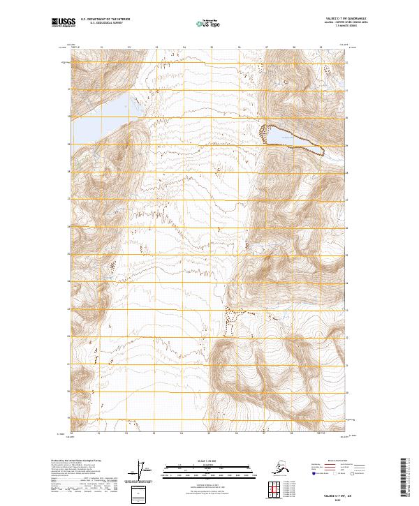 Valdez C-7 SW, AK — USGS 7.5-minute topo (2023)