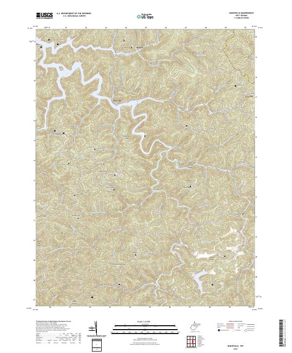 Kiahsville, WV — USGS 7.5-minute topo (2023)