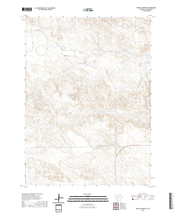 Whistle Creek SW, NE — USGS 7.5-minute topo (2021)