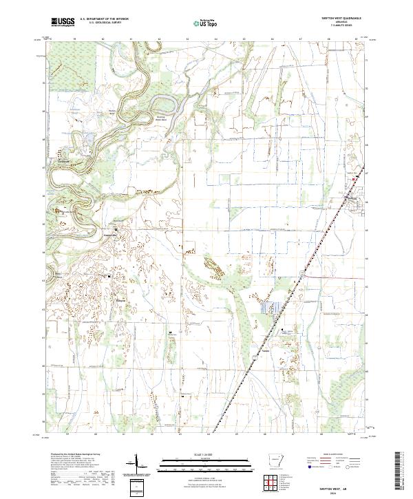 Swifton West, AR — USGS 7.5-minute topo (2024)