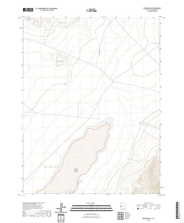 Brown Knoll, UT — USGS 7.5-minute topo (2023)
