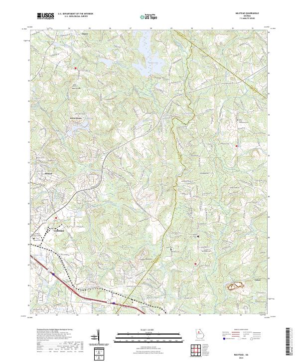 Milstead, GA — USGS 7.5-minute topo (2024)