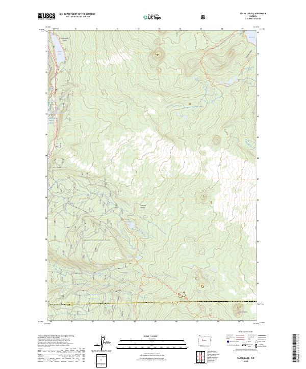 Clear Lake, OR — USGS 7.5-minute topo (2024)