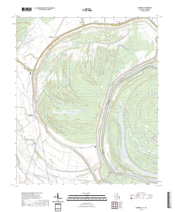 Somerset, LA-MS — USGS 7.5-minute topo (2024)