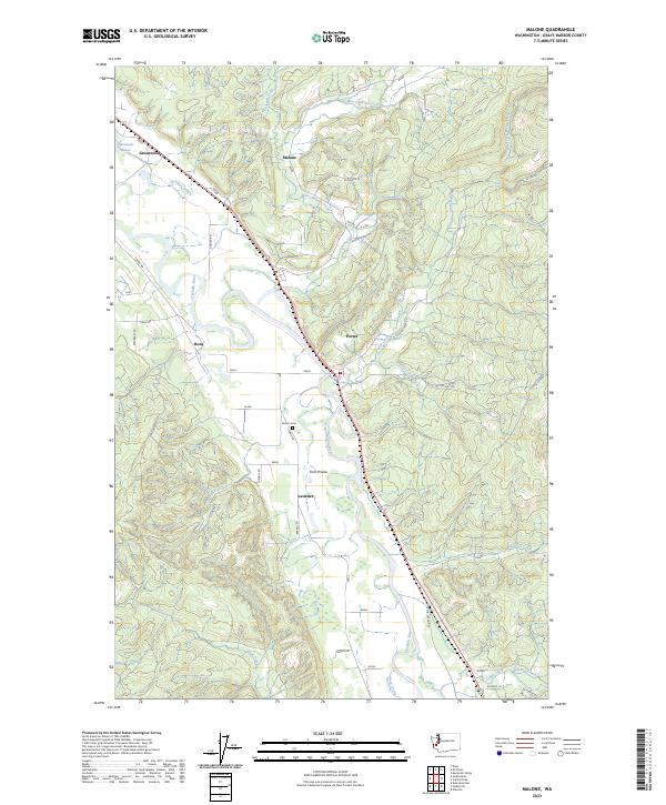 Malone, WA — USGS 7.5-minute topo (2023)