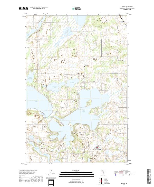 Vining, MN — USGS 7.5-minute topo (2022)
