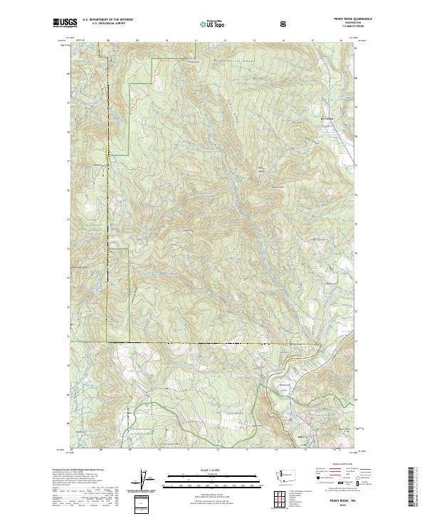 Penny Ridge, WA — USGS 7.5-minute topo (2023)