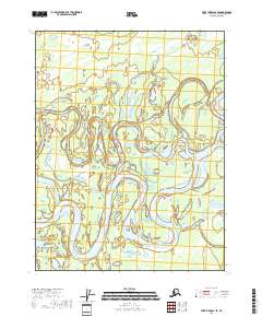 Fort Yukon D-1 SE, AK — USGS 7.5-minute topo (2018)
