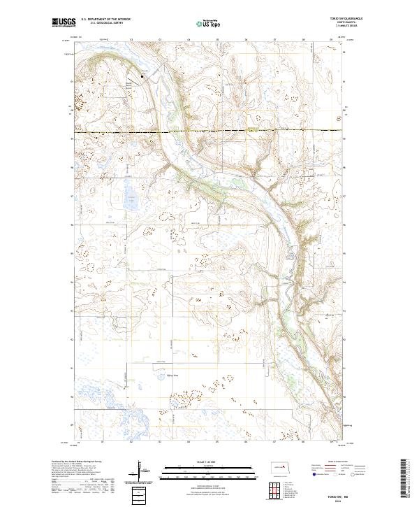 Tokio SW, ND — USGS 7.5-minute topo (2024)