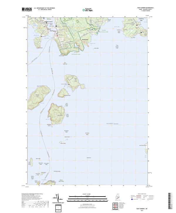 Bass Harbor, ME — USGS 7.5-minute topo (2024)