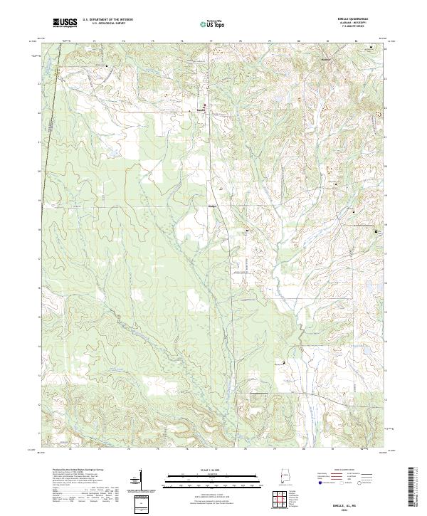 Emelle, AL-MS — USGS 7.5-minute topo (2024)