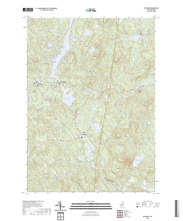 Stoddard, NH — USGS 7.5-minute topo (2024)