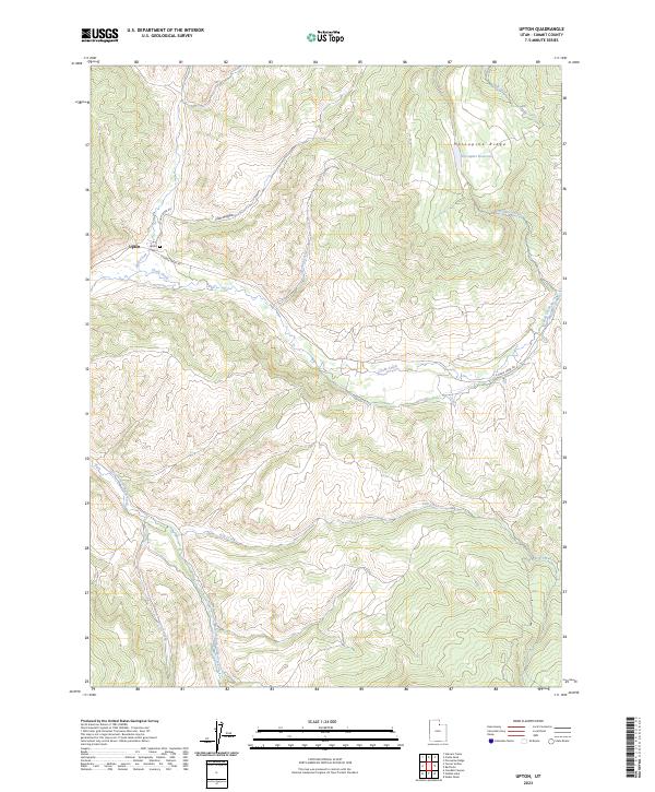 Upton, UT — USGS 7.5-minute topo (2023)