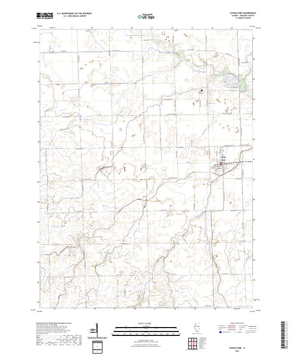Cissna Park, IL — USGS 7.5-minute topo (2024)