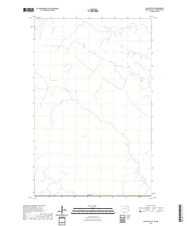 Olga NW OE N, ND-MB — USGS 7.5-minute topo (2024)