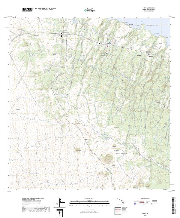 Hawi, HI — USGS 7.5-minute topo (2024)