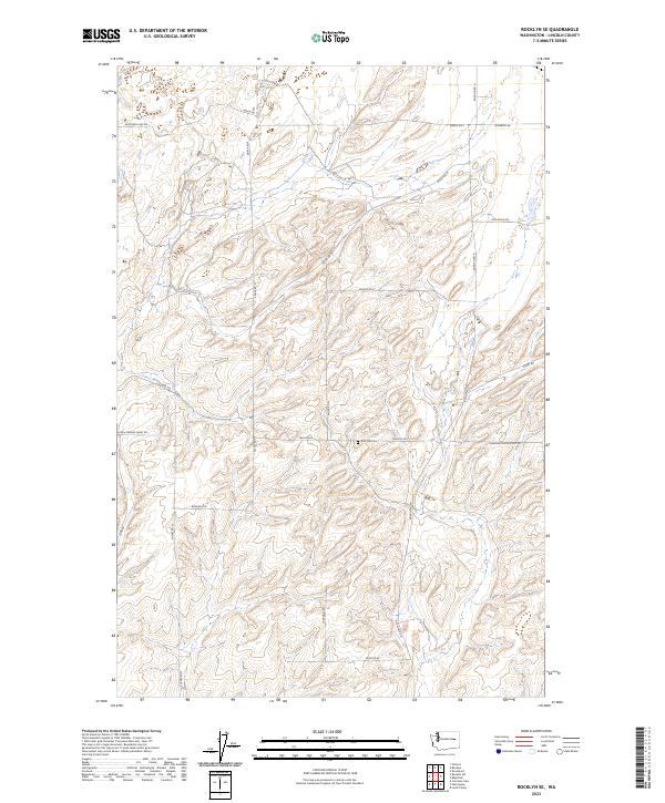 Rocklyn SE, WA — USGS 7.5-minute topo (2023)
