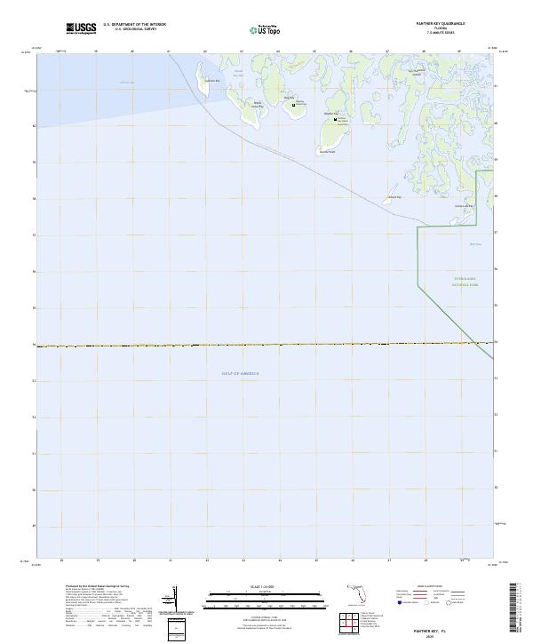 Panther Key, FL — USGS 7.5-minute topo (2025)