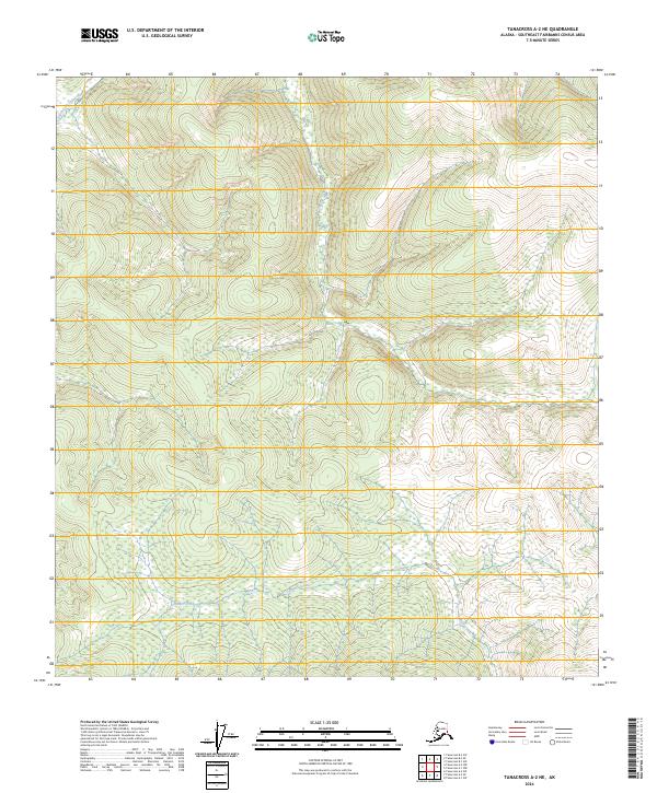 Tanacross A-2 NE, AK — USGS 7.5-minute topo (2024)