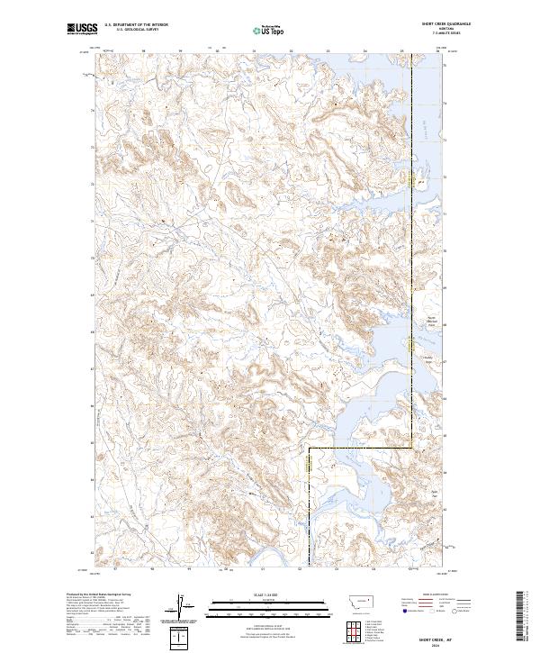 Short Creek, MT — USGS 7.5-minute topo (2024)