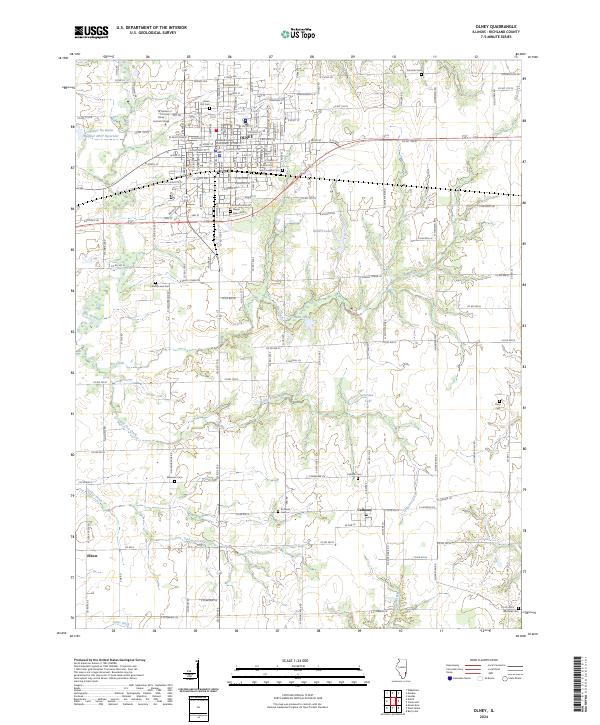 Olney, IL — USGS 7.5-minute topo (2024)