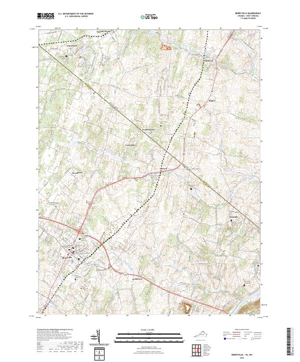 Berryville, VA-WV — USGS 7.5-minute topo (2022)