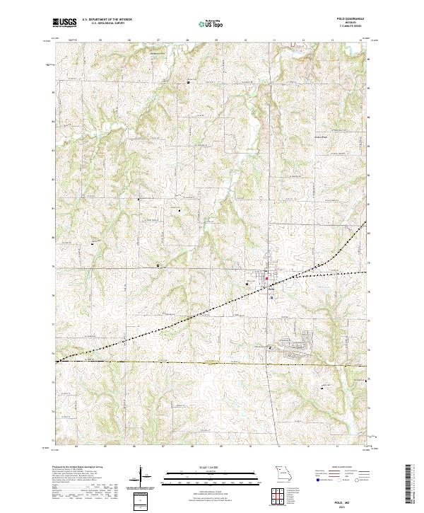 Polo, MO — USGS 7.5-minute topo (2021)