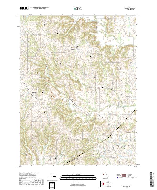 Rayville, MO — USGS 7.5-minute topo (2021)