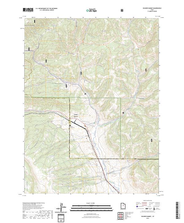 Soldier Summit, UT — USGS 7.5-minute topo (2023)