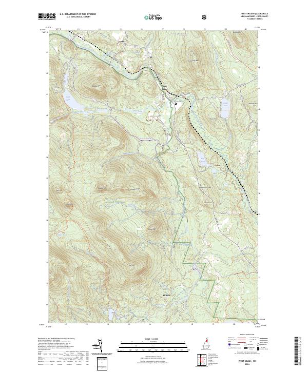 West Milan, NH — USGS 7.5-minute topo (2024)