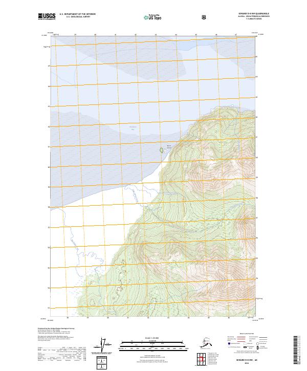 Seward D-8 NW, AK — USGS 7.5-minute topo (2024)