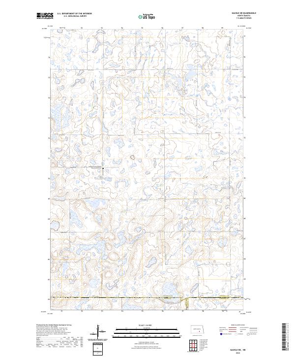 Gackle NE, ND — USGS 7.5-minute topo (2024)